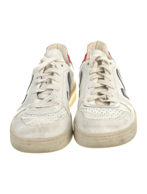 Veja Leather Colorblock Pattern Sneakers