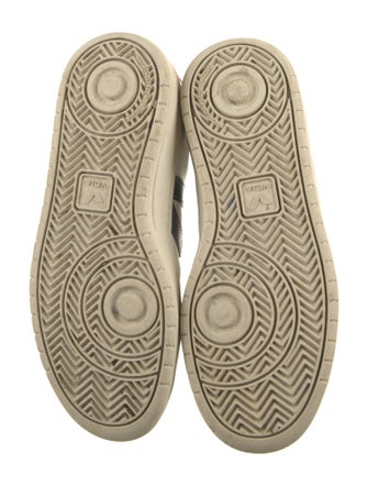 Veja Leather Colorblock Pattern Sneakers