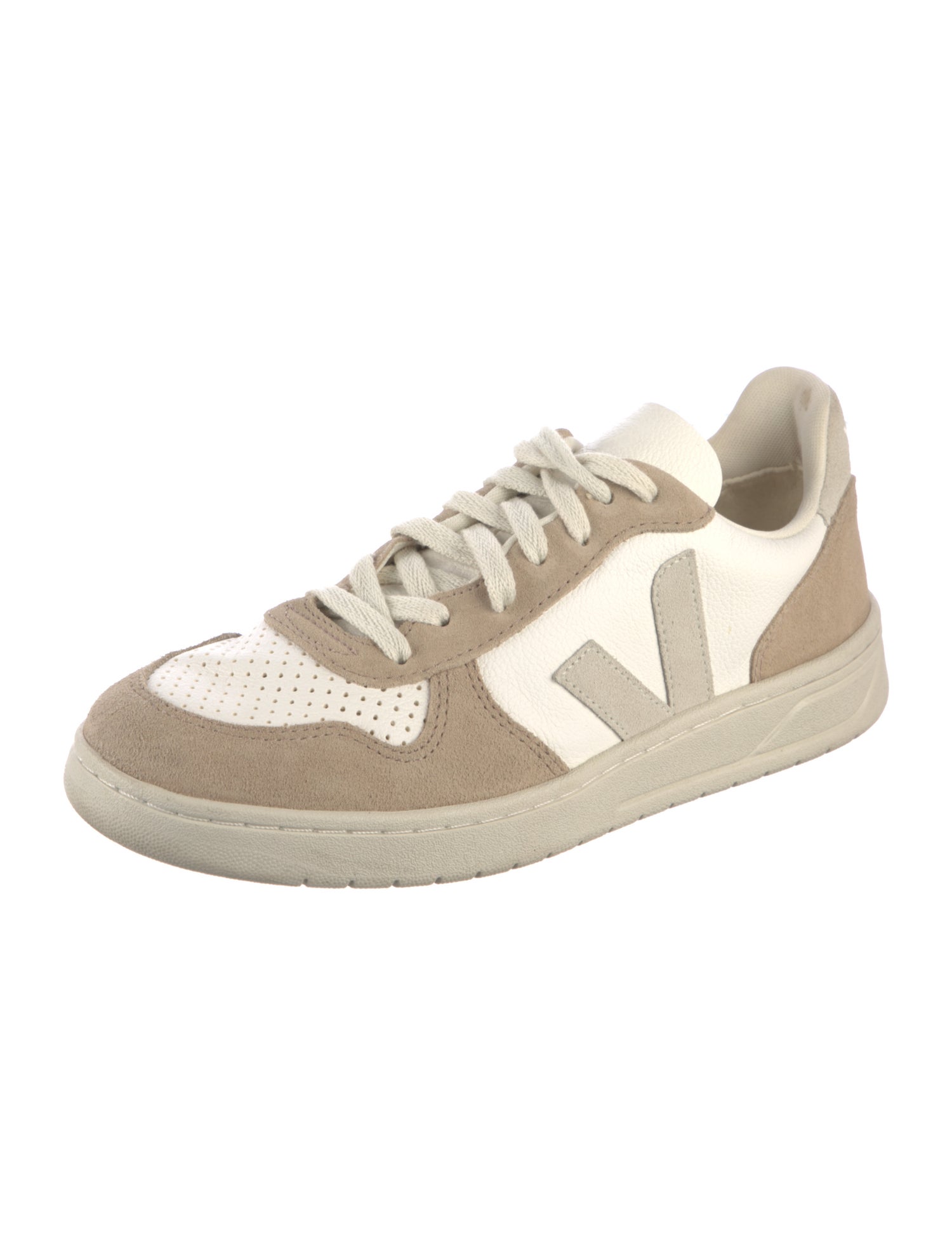 Veja Suede Colorblock Pattern Sneakers