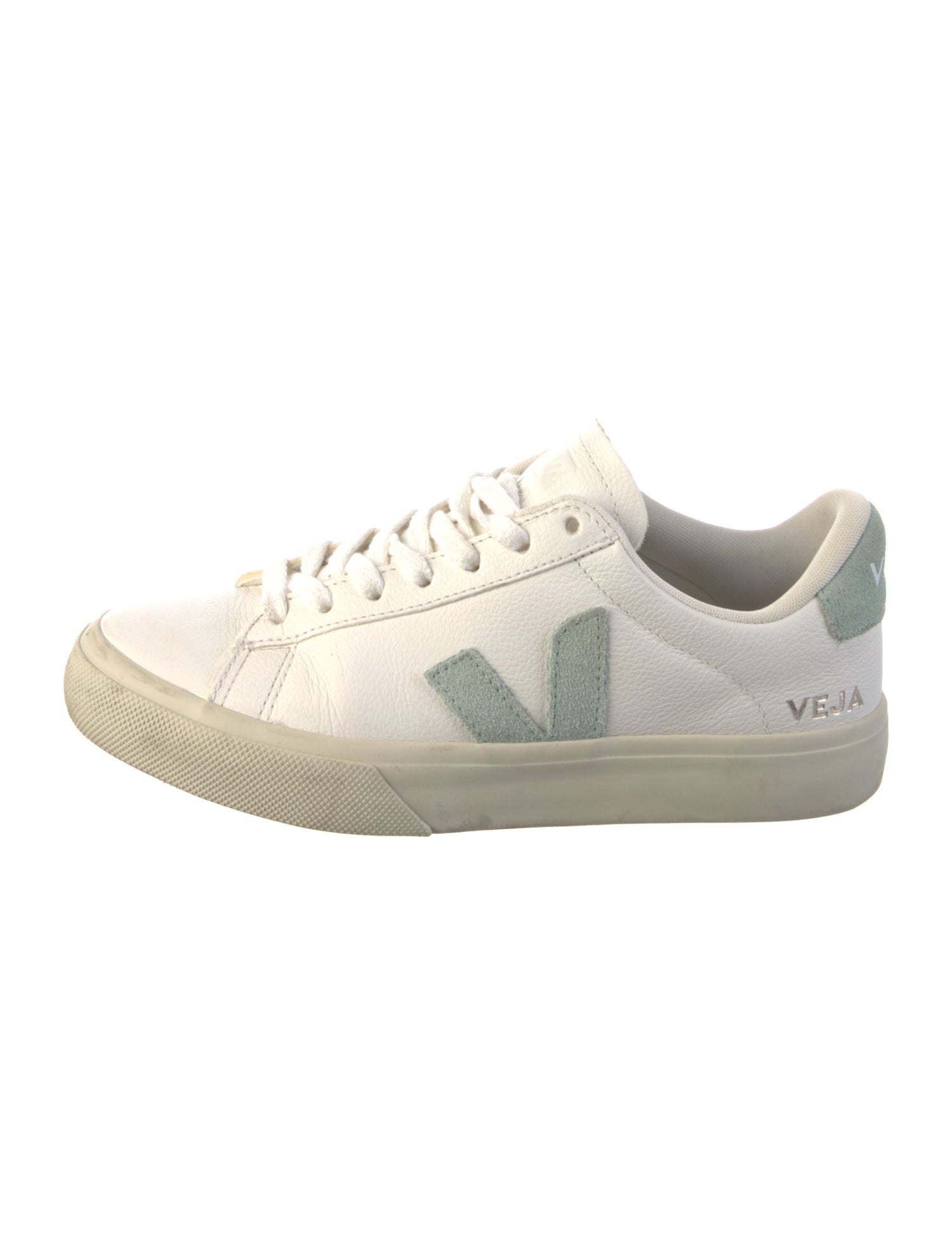 Veja Leather Colorblock Pattern Sneakers