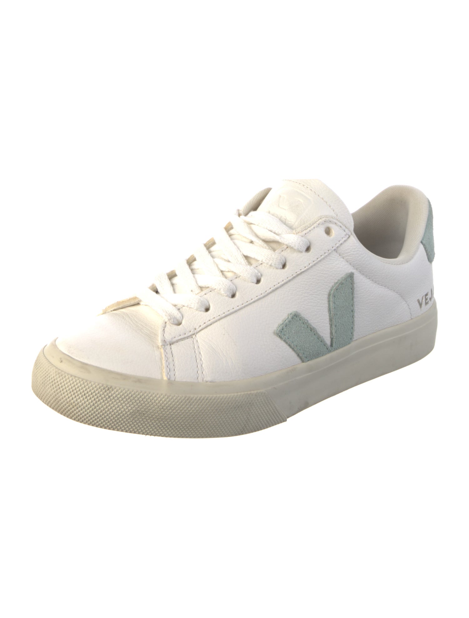 Veja Leather Colorblock Pattern Sneakers