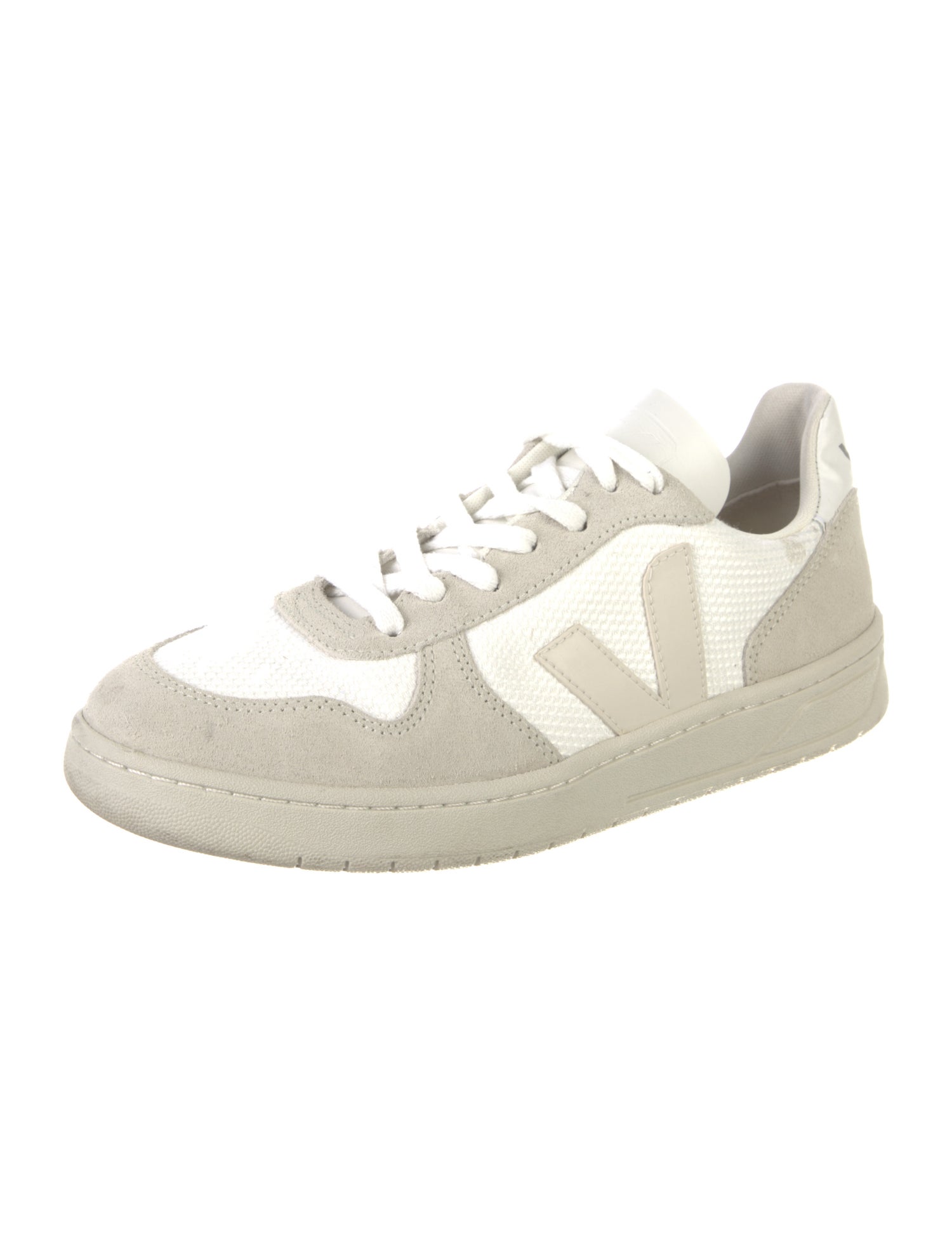 Veja Colorblock Pattern Leather Trim Embellishment Sneakers