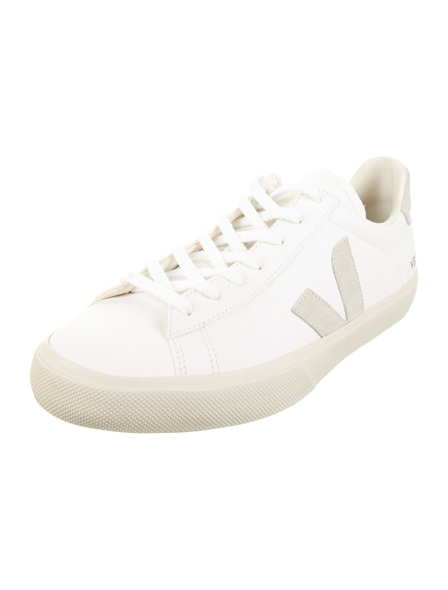 Veja Leather Colorblock Pattern Sneakers