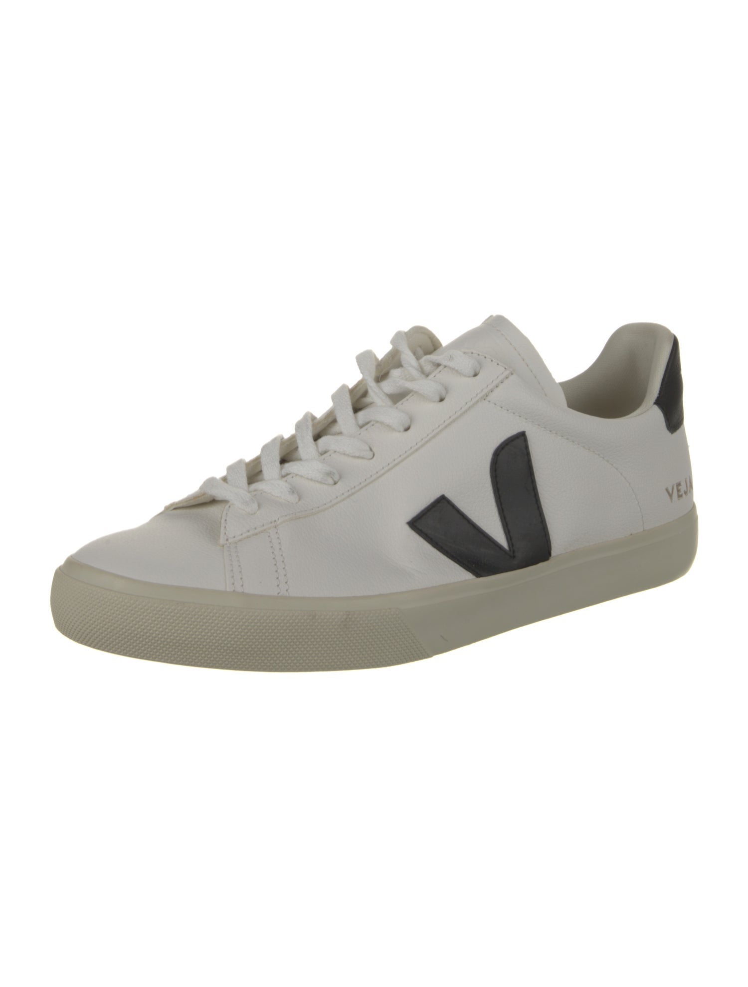 Veja Leather Colorblock Pattern Sneakers