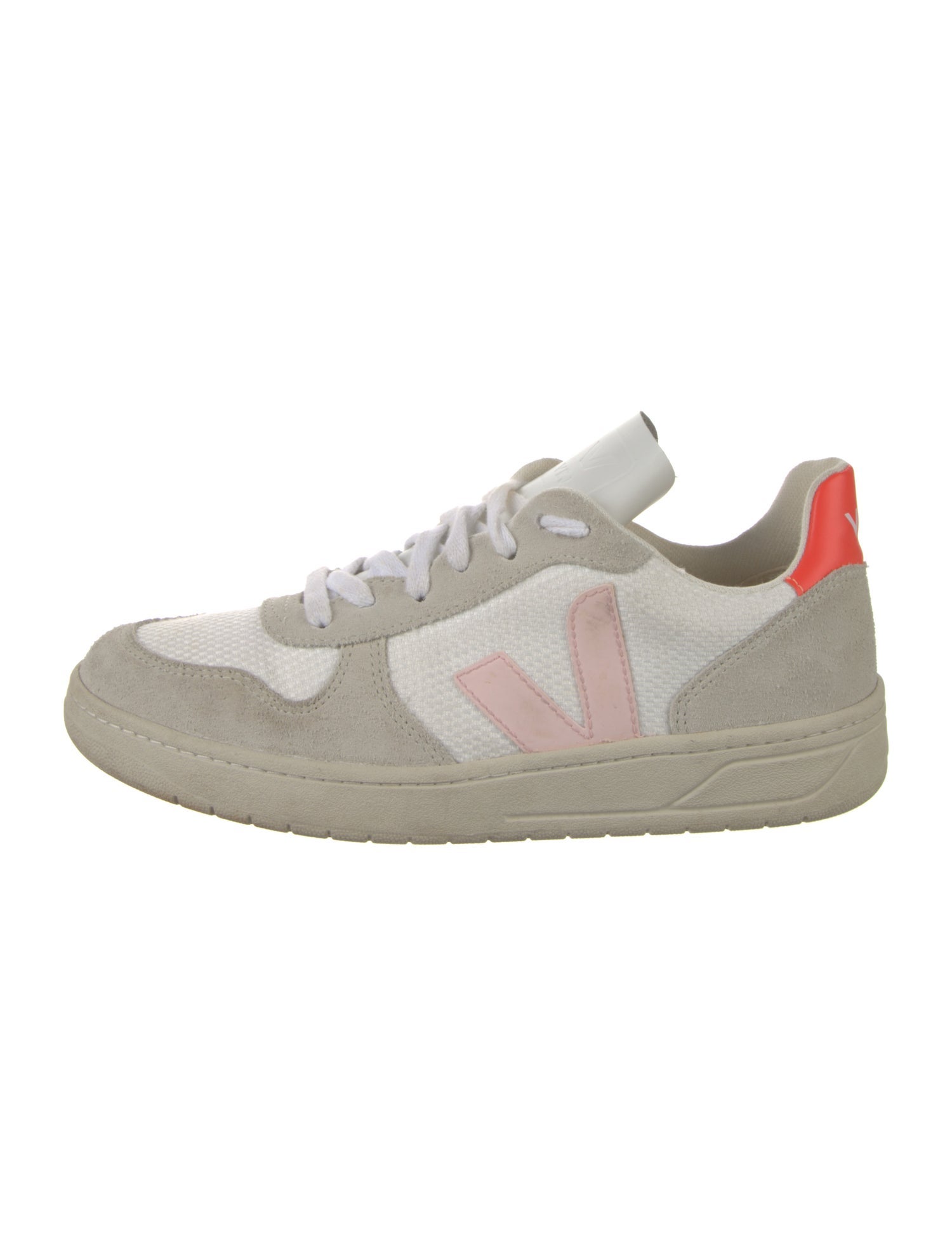 Veja Suede Colorblock Pattern Sneakers