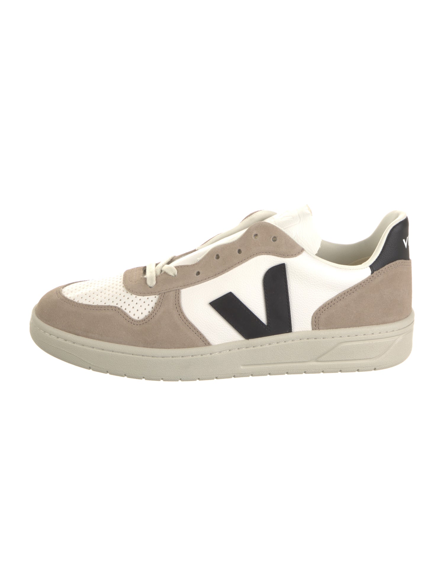 Veja Leather Graphic Print Sneakers