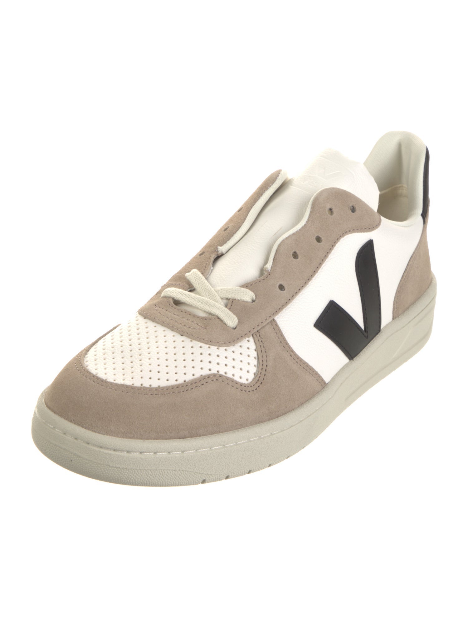 Veja Leather Graphic Print Sneakers