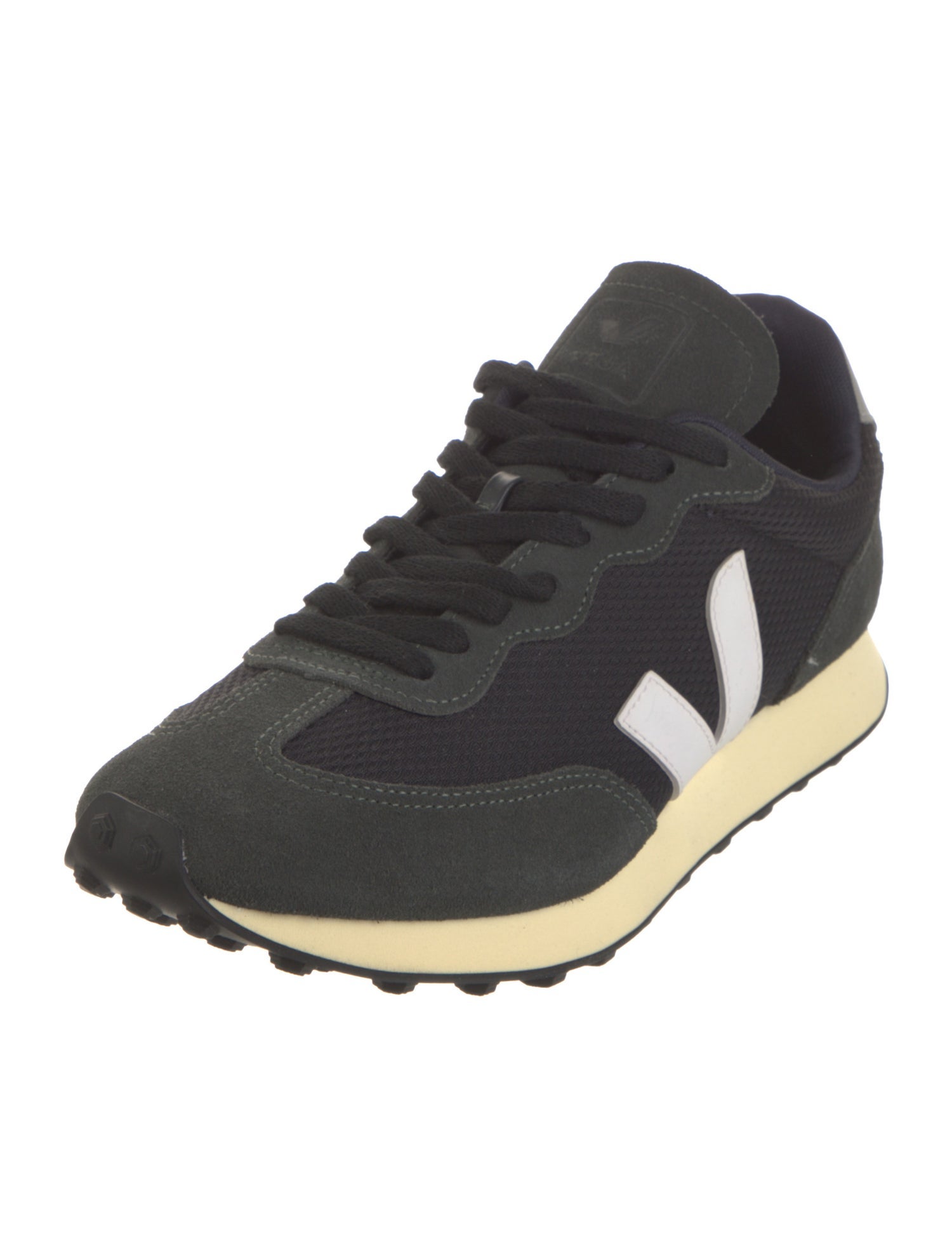 Veja Printed Leather Trim Embellishment Athletic Sneakers