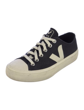 Veja Canvas Colorblock Pattern Sneakers