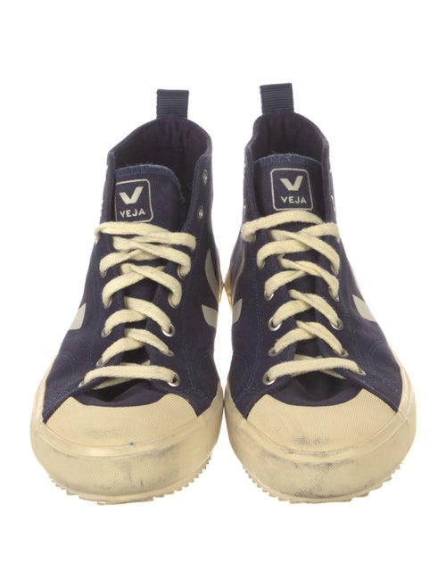 Veja Canvas Colorblock Pattern Sneakers