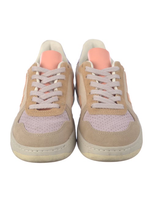 Veja Suede Colorblock Pattern Sneakers