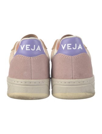 Veja Suede Colorblock Pattern Sneakers