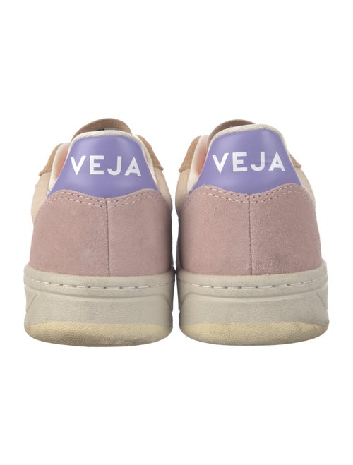 Veja Suede Colorblock Pattern Sneakers