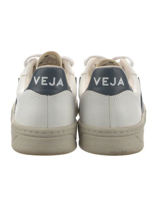 Veja Leather Colorblock Pattern Sneakers