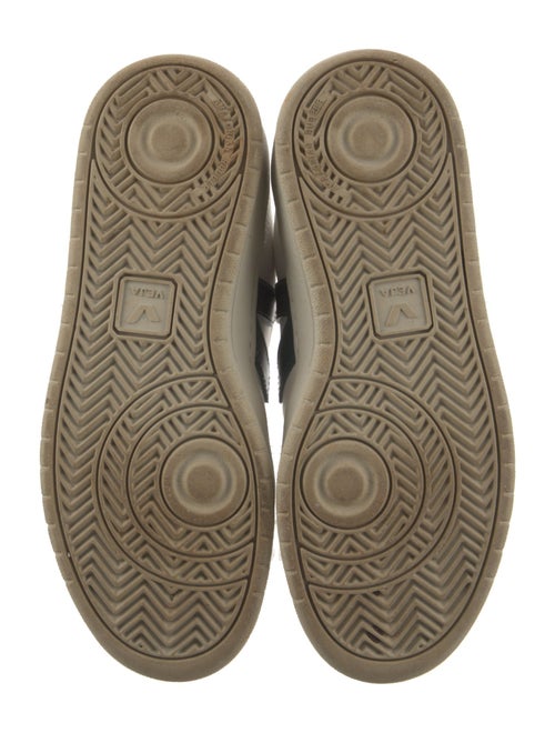 Veja Leather Colorblock Pattern Sneakers