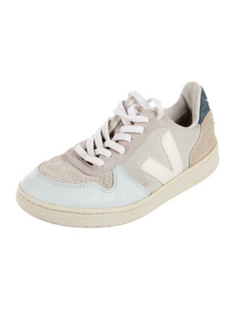 Veja Suede Colorblock Pattern Sneakers