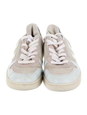 Veja Suede Colorblock Pattern Sneakers