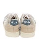Veja Suede Colorblock Pattern Sneakers