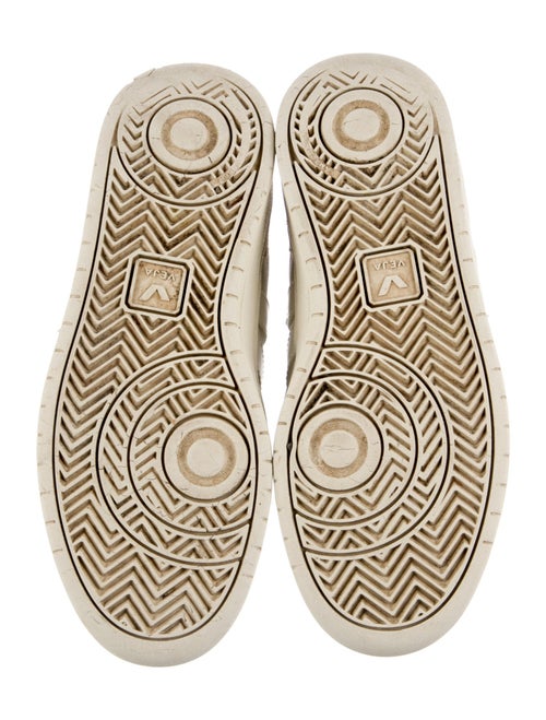 Veja Suede Colorblock Pattern Sneakers