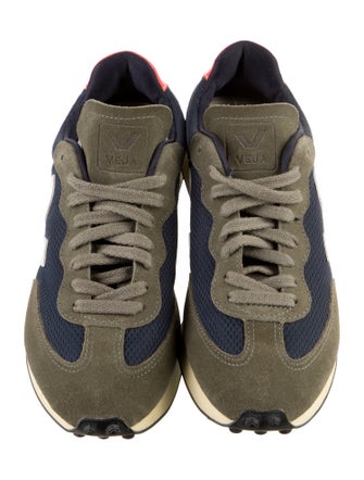 Veja Suede Colorblock Pattern Sneakers