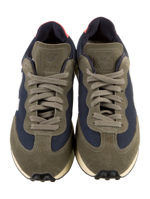 Veja Suede Colorblock Pattern Sneakers