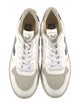 Veja Leather Colorblock Pattern Sneakers
