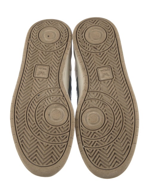 Veja Leather Colorblock Pattern Sneakers