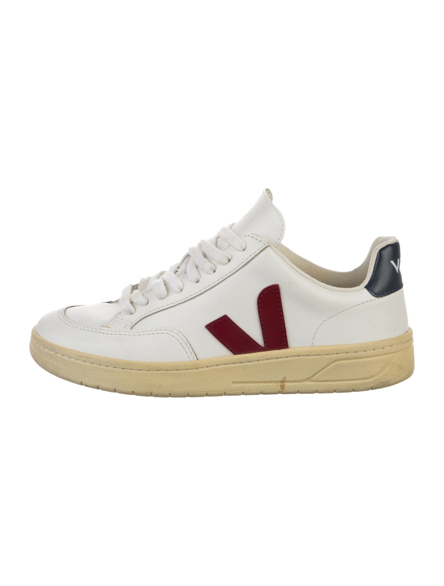 Veja Leather Graphic Print Sneakers
