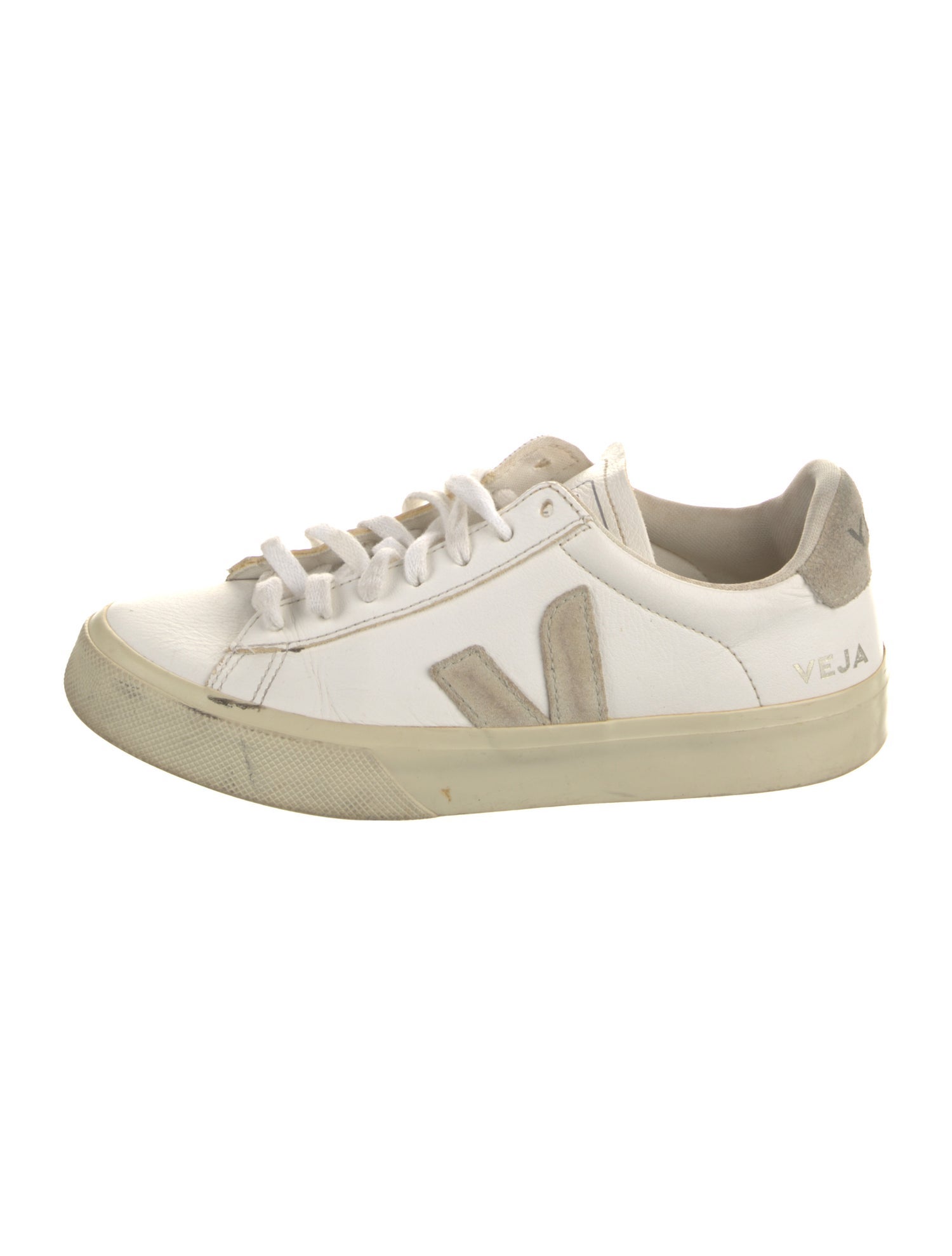 Veja Leather Graphic Print Sneakers