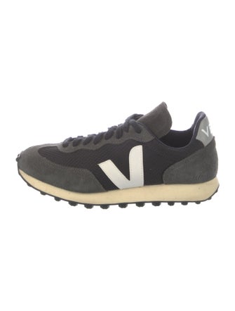 Veja Suede Colorblock Pattern Sneakers