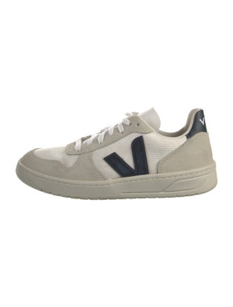 Veja Suede Colorblock Pattern Sneakers