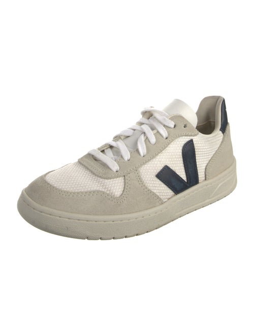 Veja Suede Colorblock Pattern Sneakers