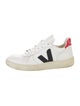 Veja Leather Colorblock Pattern Sneakers