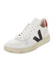 Veja Leather Colorblock Pattern Sneakers