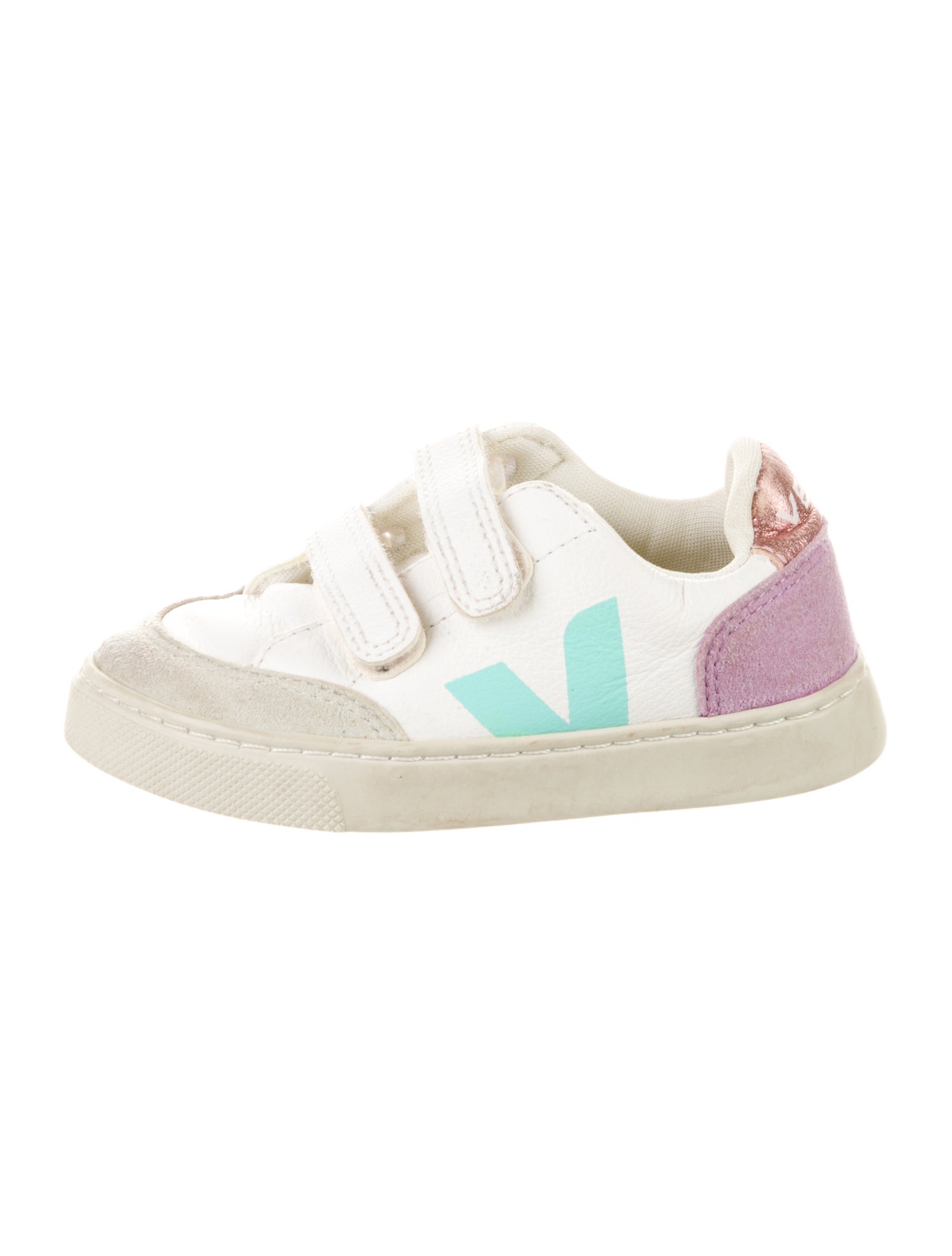 Veja Girls' Leather Low Top Sneakers
