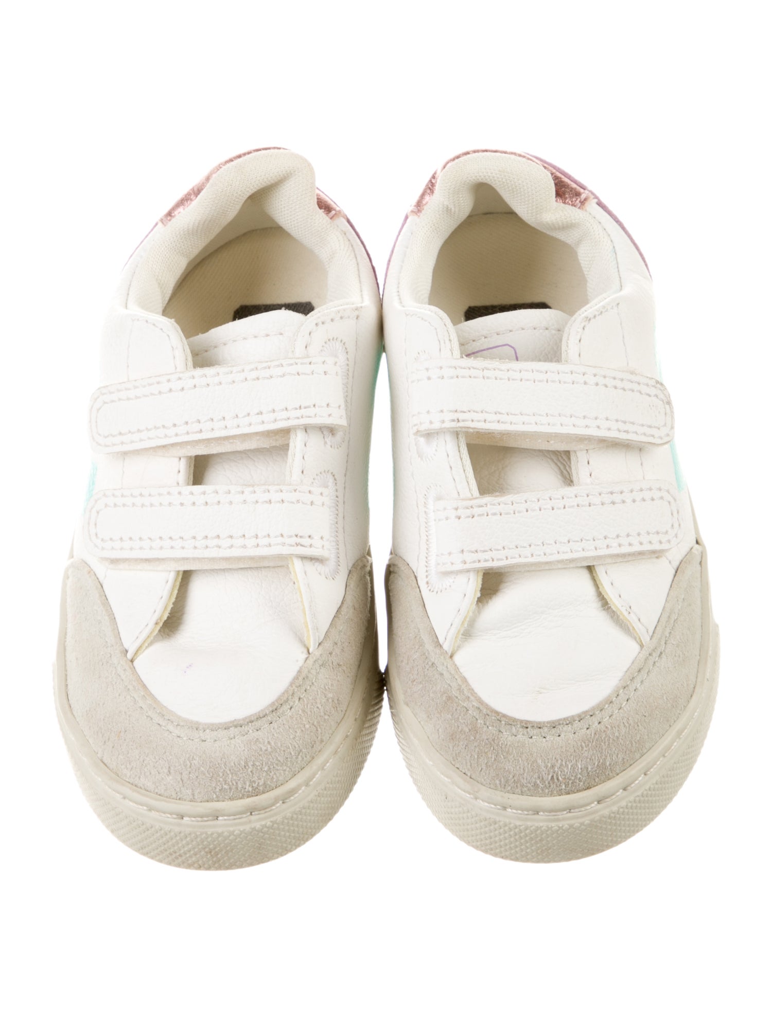 Veja Girls' Leather Low Top Sneakers