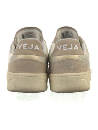 Veja Leather Colorblock Pattern Sneakers