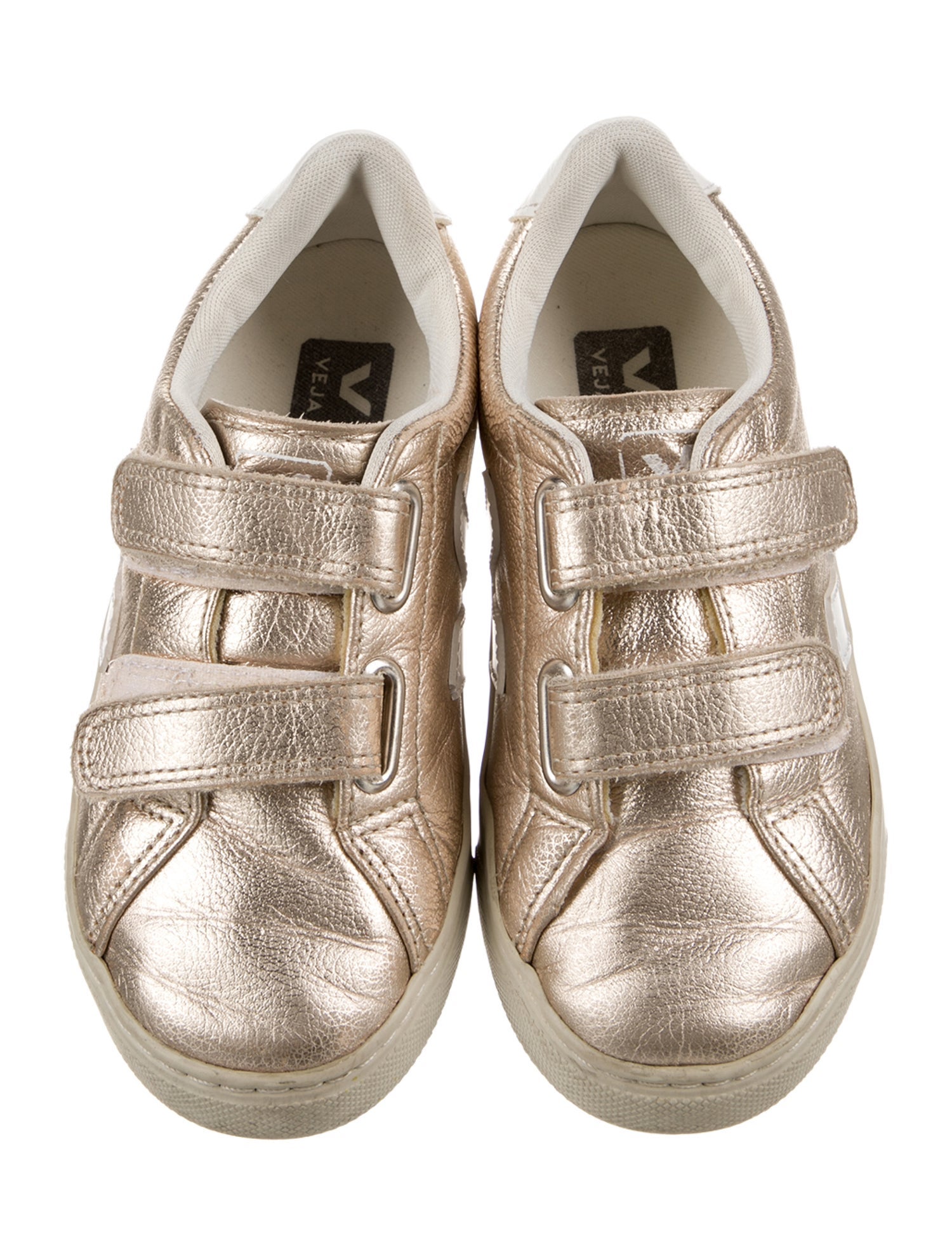 Veja Girls' Leather Low Top Sneakers