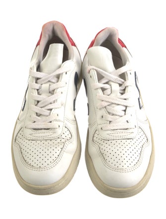 Veja Leather Colorblock Pattern Sneakers