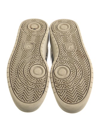 Veja Leather Colorblock Pattern Sneakers