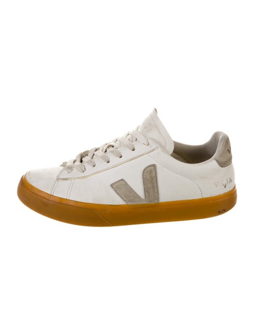 Veja Leather Colorblock Pattern Sneakers