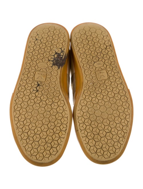 Veja Leather Colorblock Pattern Sneakers