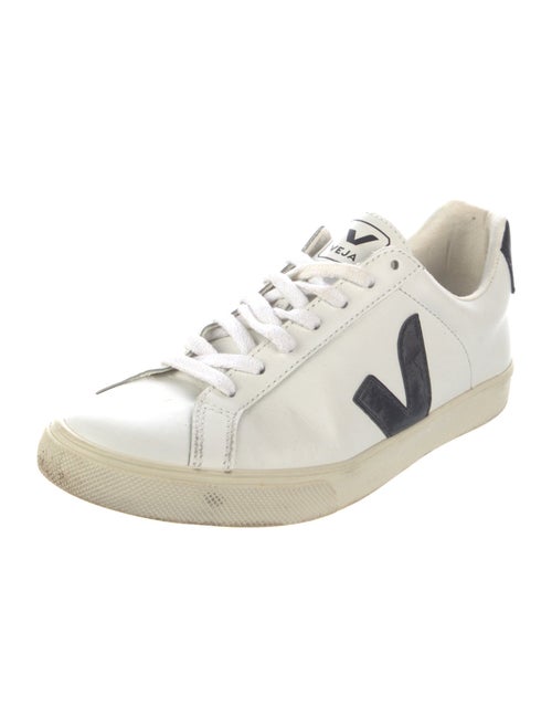 Veja Leather Graphic Print Sneakers
