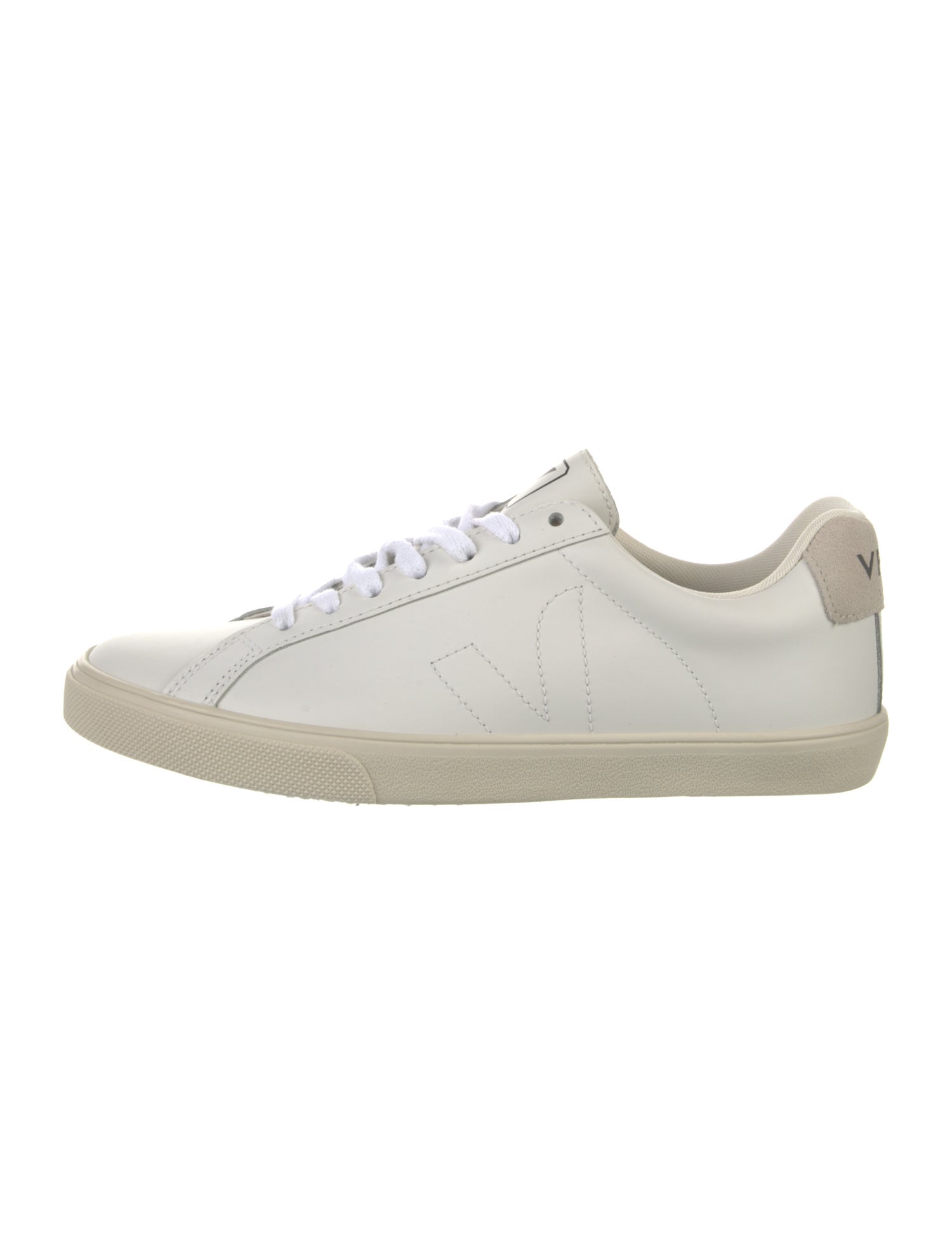Veja Leather Colorblock Pattern Sneakers