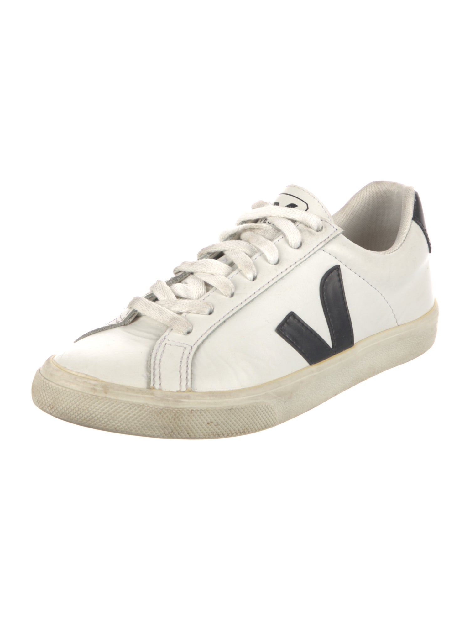 Veja Leather Graphic Print Sneakers