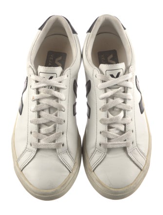 Veja Leather Graphic Print Sneakers