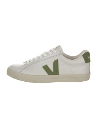 Veja Leather Graphic Print Sneakers