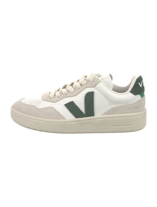 Veja Leather Colorblock Pattern Sneakers