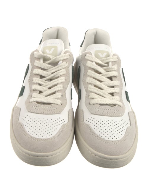 Veja Leather Colorblock Pattern Sneakers