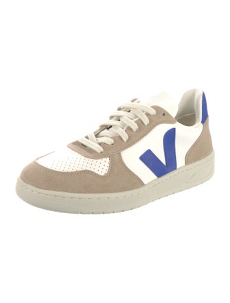 Veja Suede Colorblock Pattern Sneakers